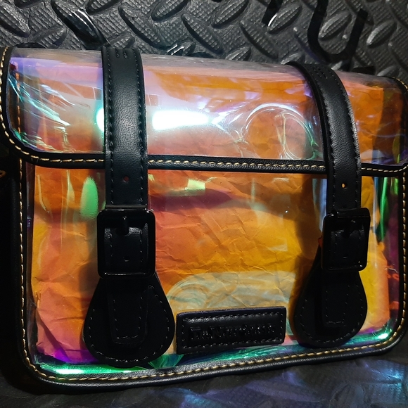 Dr. Martens Vegan Iridescent 7 Inch Crossbody Bag/satchel - Picture 3 of 12